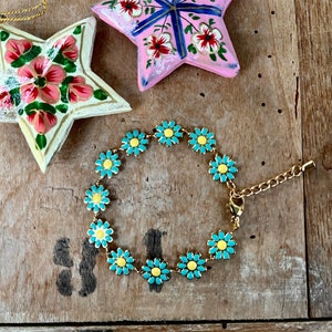 Stainless flower bracelet bohemian