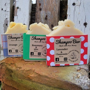 Shampoo Bar made with Pure Honey / Bar Shampoo / Hard Shampoo / Minimalist / Natural / image 1