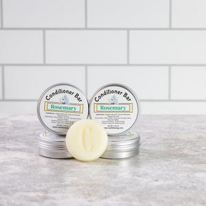 Conditioner Bar with Raw Honey - Solid Natural Plastic Free Hair Care Handmade Ohio