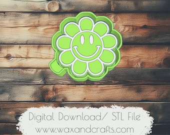 Smiley Flower Freshie Mold Housing STL