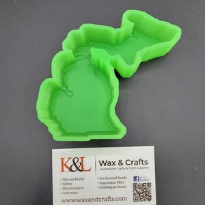 Michigan Outline Freshie Mold | Aroma Bead Mold | Freshie Mold | Car Air Freshener Mold