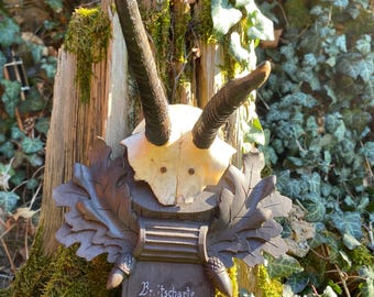 Chamois trophy mount hand carved  6. 8. 1936