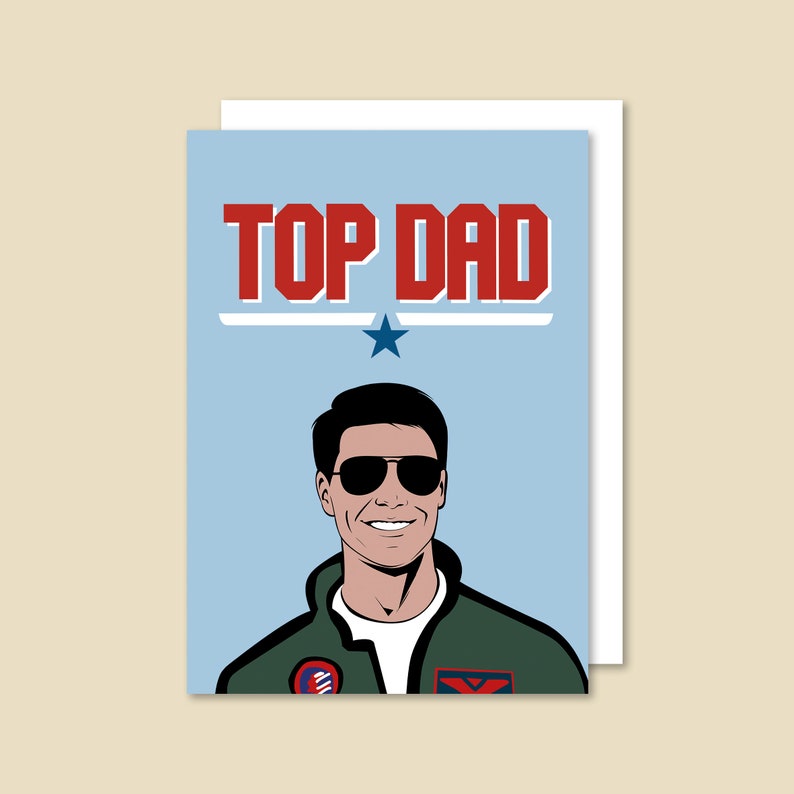 Top Gun Maverick Dad Geburtstagskarte Etsy Österreich