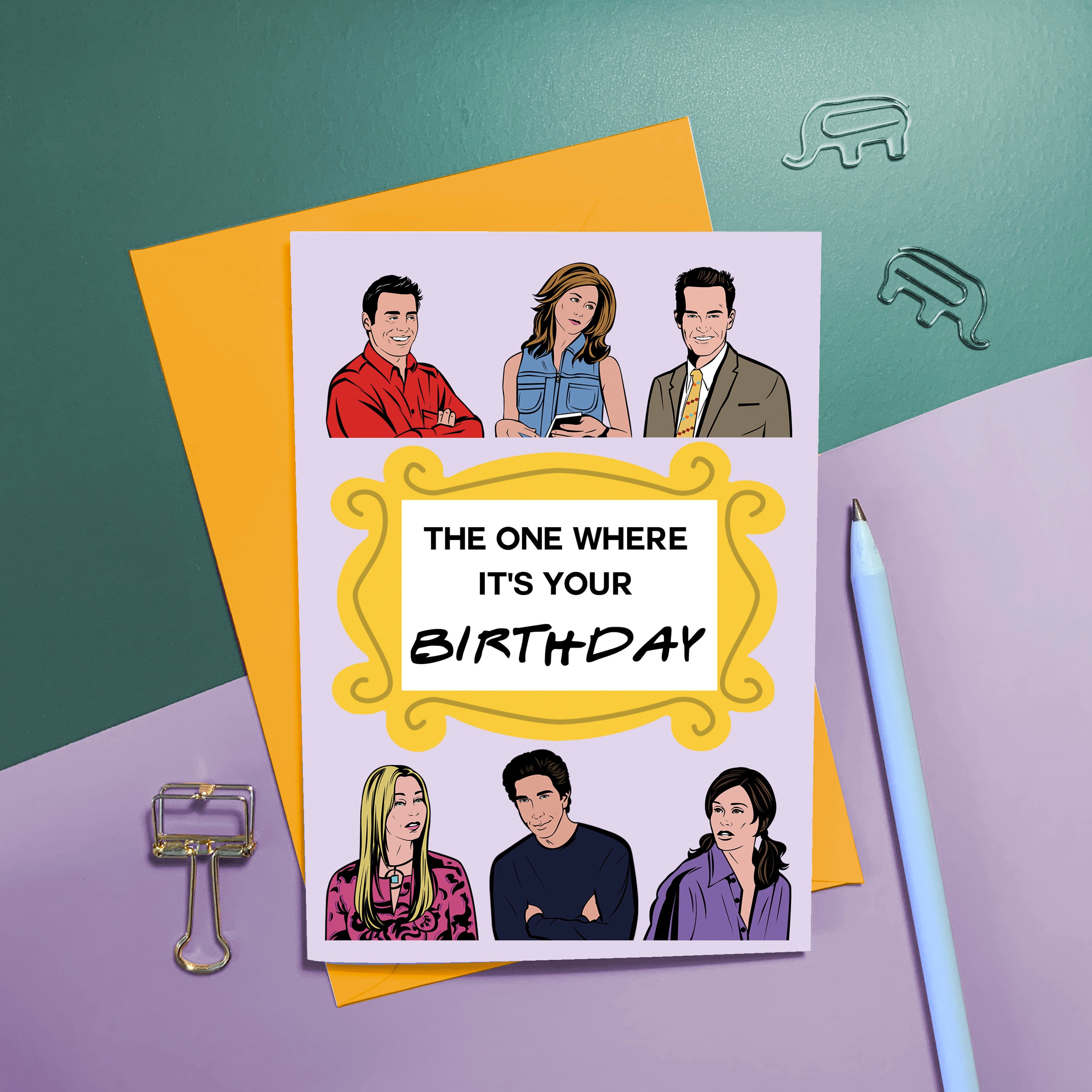 Friends TV Series Birthday Card  Etsy UK