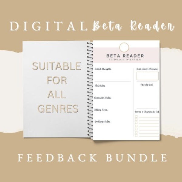 DIGITAL Beta Reader Feedback Bundle