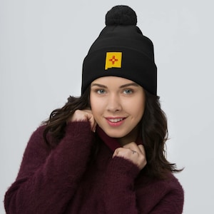 New Mexico Pom-Pom Beanie