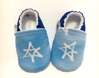 Jewish Baby Shoes Hanukkah - Passover - Rash Hashanah - Jewish Baby Gift - Religious Baby Shower - Baby Naming Gift - Star of David