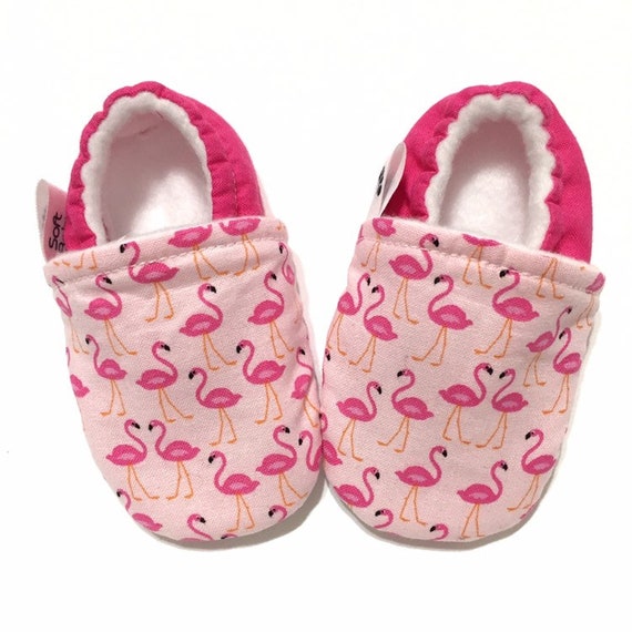 flamingo baby shoes