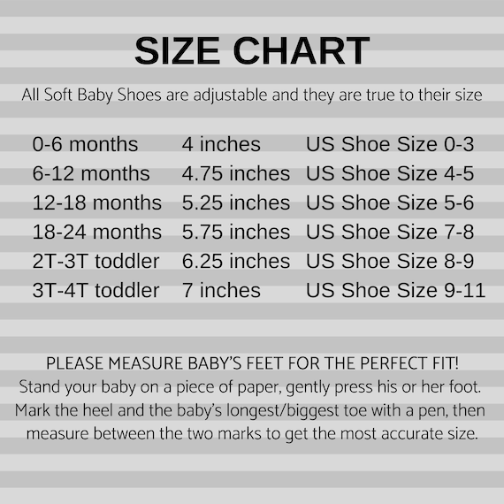baby shoe sizes canada