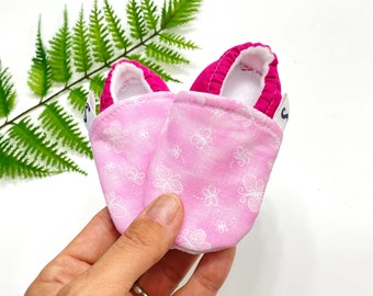 Chaussures papillon bébé | Ensemble rose pour nouveau-né | Cadeau pour baby shower | 0-6 mois