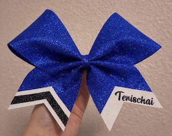 Semplice fiocco da cheerleader con nome