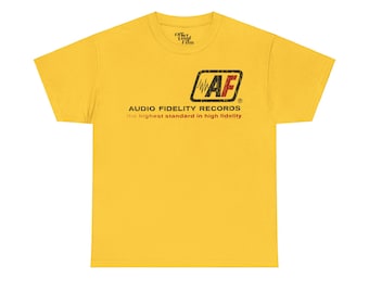 Vintage Audio Fidelity Records Tee - Unisex Heavy Cotton