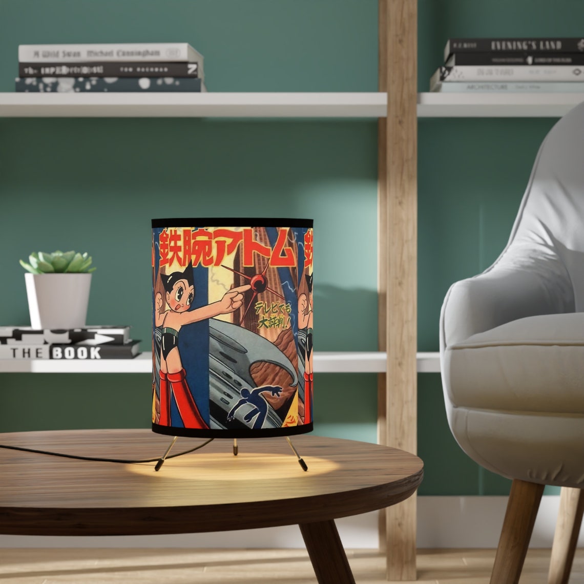 Astro Boy Vintage Retro Style Tripod Lamp With Highres Etsy
