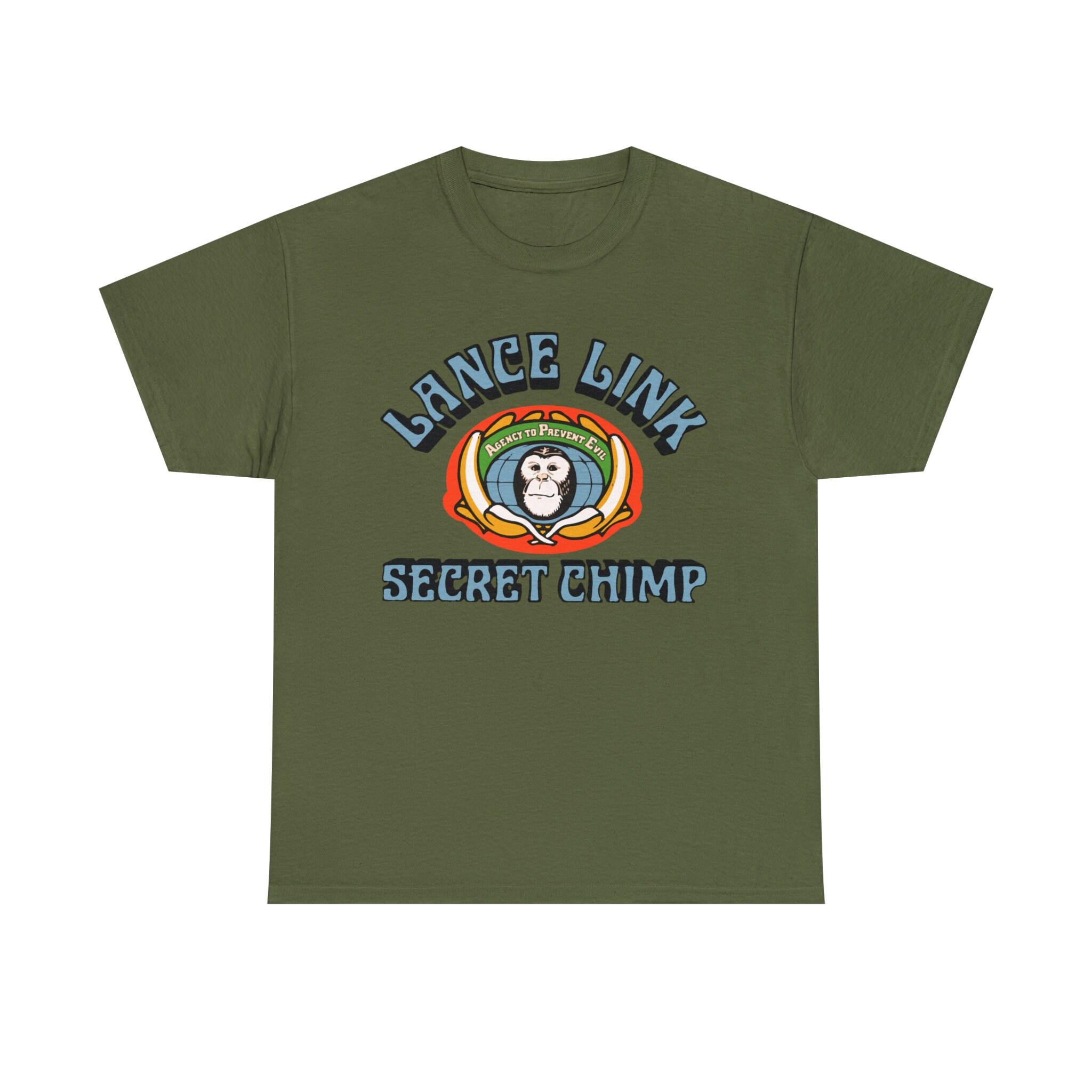 Lance Link Secret Chimp Unisex Heavy Cotton Tee - Etsy