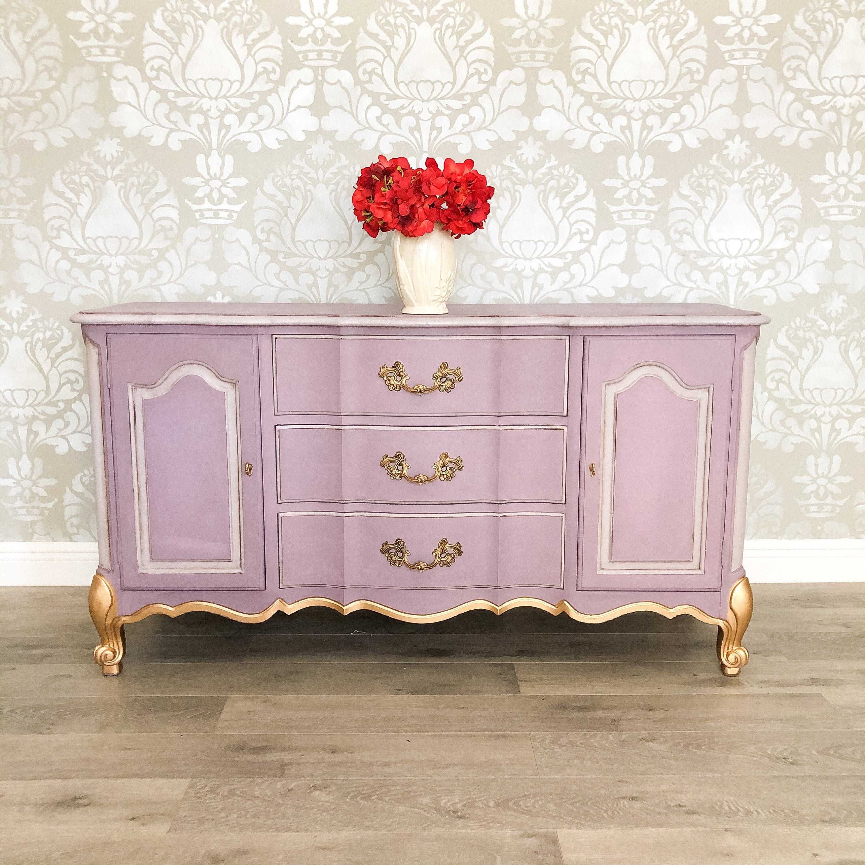 Nursery Furniture / Upcycled Furniture / Upcycled Sideboard / Etsy