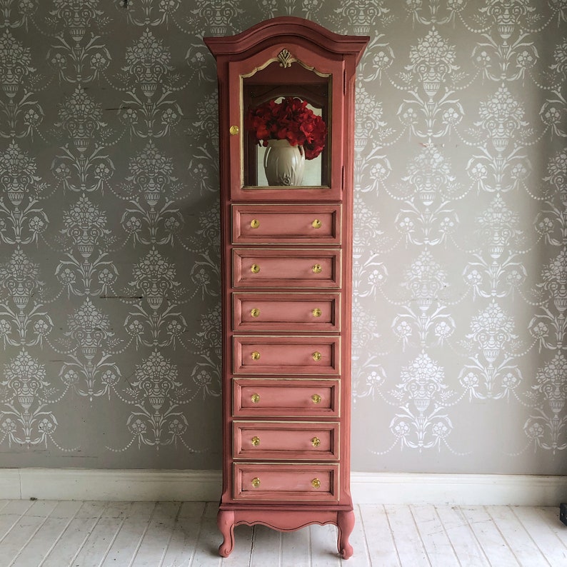 SHIPPING INCLUDED Lingerie Chest Tall Narrow 7 Drawer | Etsy