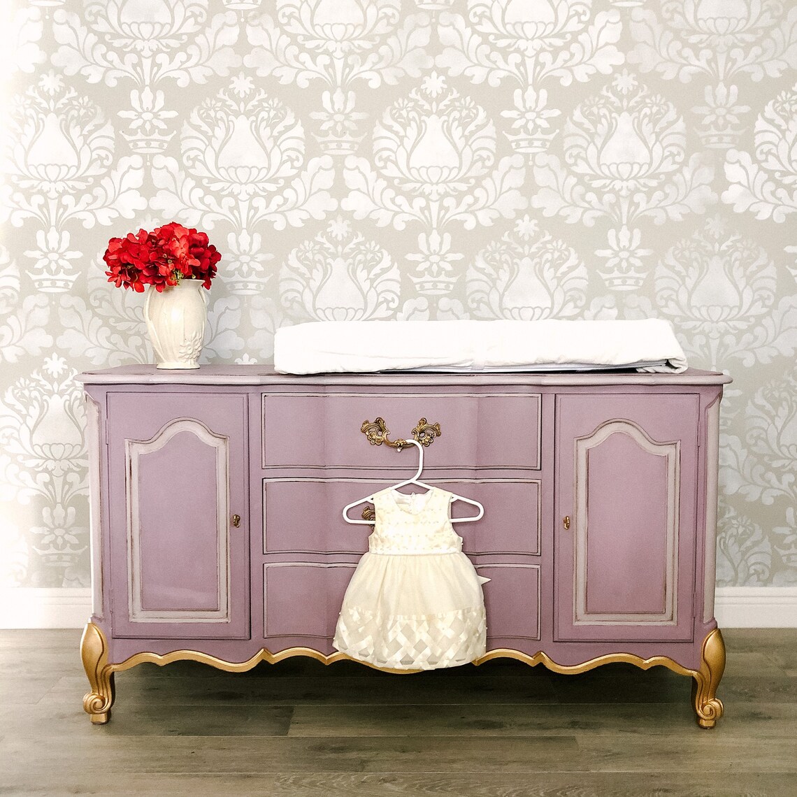 Nursery Furniture / Upcycled Furniture / Upcycled Sideboard / Etsy