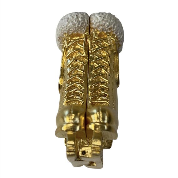 Estee Lauder "Ice Skates " Solid Perfume Compact … - image 6