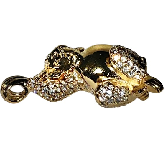 Estee Lauder Solid Compact Necklace Charming Monk… - image 5