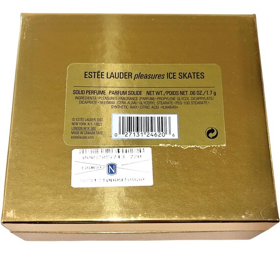 Estee Lauder "Ice Skates " Solid Perfume Compact … - image 10