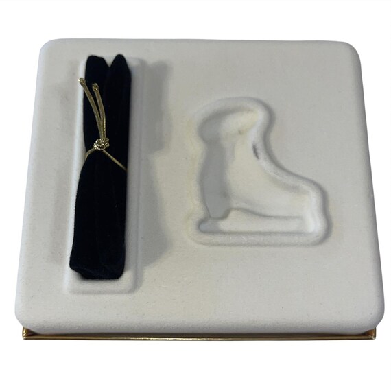 Estee Lauder "Ice Skates " Solid Perfume Compact … - image 9