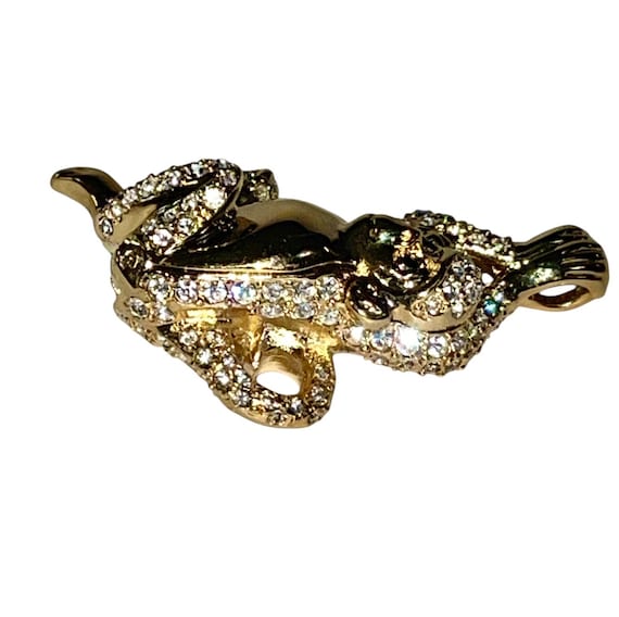 Estee Lauder Solid Compact Necklace Charming Monk… - image 4