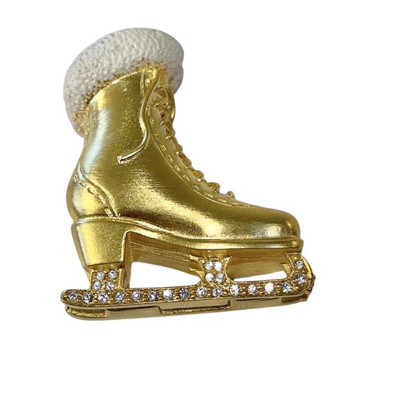 Estee Lauder "Ice Skates " Solid Perfume Compact … - image 4