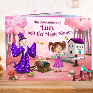 Personalized Book for Girls A Personalized Story Book A Unique Story Based on the Letters of a Child's Name image 1