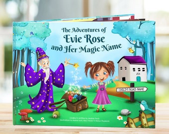 Libro de cuentos mágicos personalizado para niños de 0 a 8 años