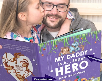Libro de regalos personalizado para papá: Historia de amor entre padre e hijo