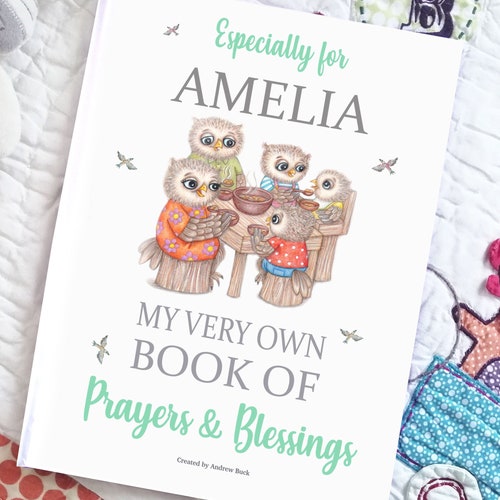 Prayers Book for Kids Personalized With Daily Blessings Etsy