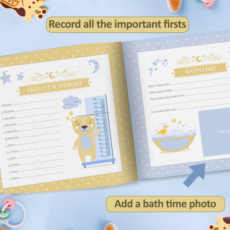 Personalized Baby Record Book for Mother and Baby A Special Etsy UK