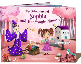 Personalized Book for Girls -  A Magical Story Book - A Unique Adventure Based on the Letters of a Child's Name - NEXT DAY DISPATCH