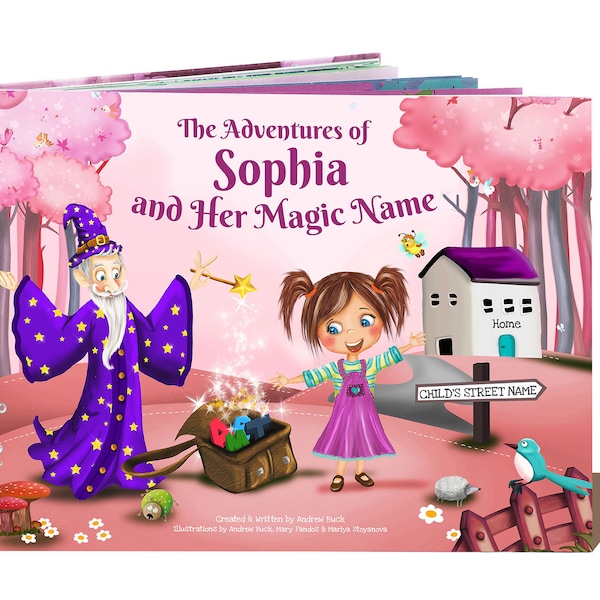 Personalized Book for Girls -  A Magical Story Book - A Unique Adventure Based on the Letters of a Child's Name - NEXT DAY DISPATCH