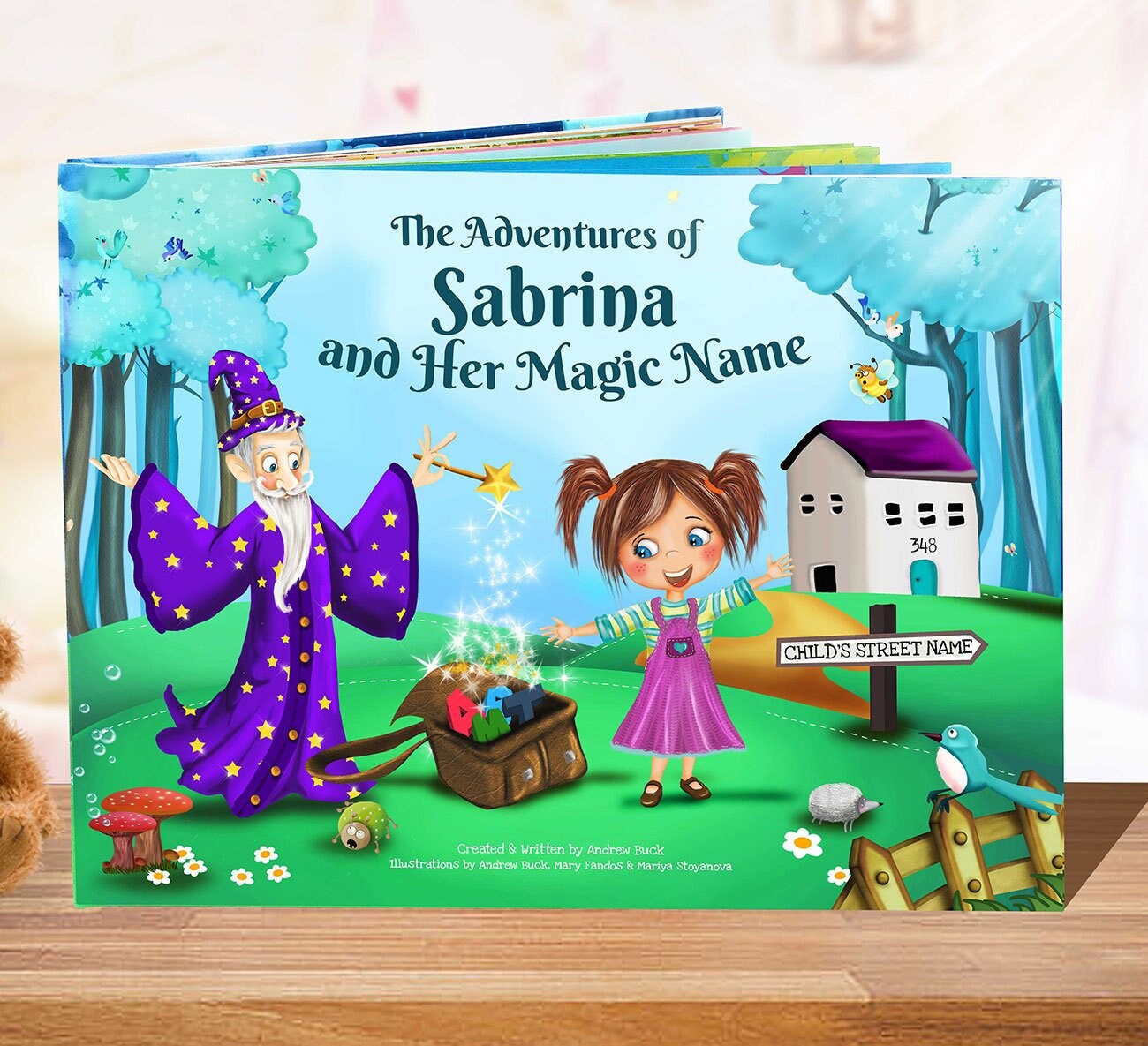 Clever Custom Children's Book - Every Name Creates A Unique Story Based on Letters from the Child's Name For Ages 0-8 Yrs -NEXT DAY DISPATCH