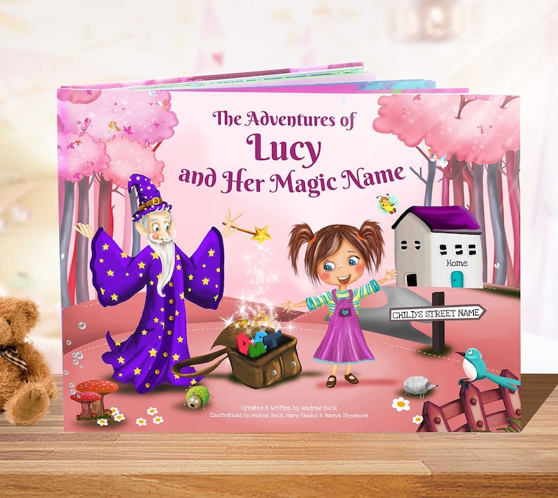 Personalized Book for Girls A Personalized Story Book A Unique Story Based on the Letters of a Child's Name image 1