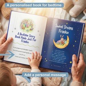 Personalised Bedtime Story Book For Children 0-7 years. Help Settle Them Down To Sleep image 3