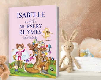 1st Birthday Gift - Personalized Poems and Timeless Nursery Rhymes Book for Boy and Girls - Baby, Child Birthday Gift - Keepsake Gift