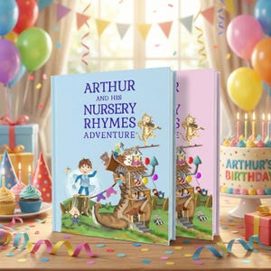 Personalised Book of Nursery Rhymes & Poems for Newborns and Toddlers. Keepsake image 8