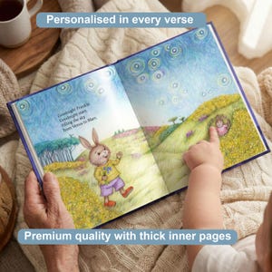 Personalised Bedtime Story Book For Children 0-7 years. Help Settle Them Down To Sleep image 8