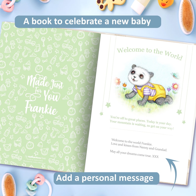 Personalized Baby Story Book for New Parents to the Etsy UK