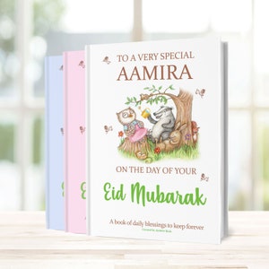 Eid Mubarak Keepsake Gift Book, A Very Special Personalised Book of Blessings Especially Made for A Child's Eid Mubarak Celebration image 7