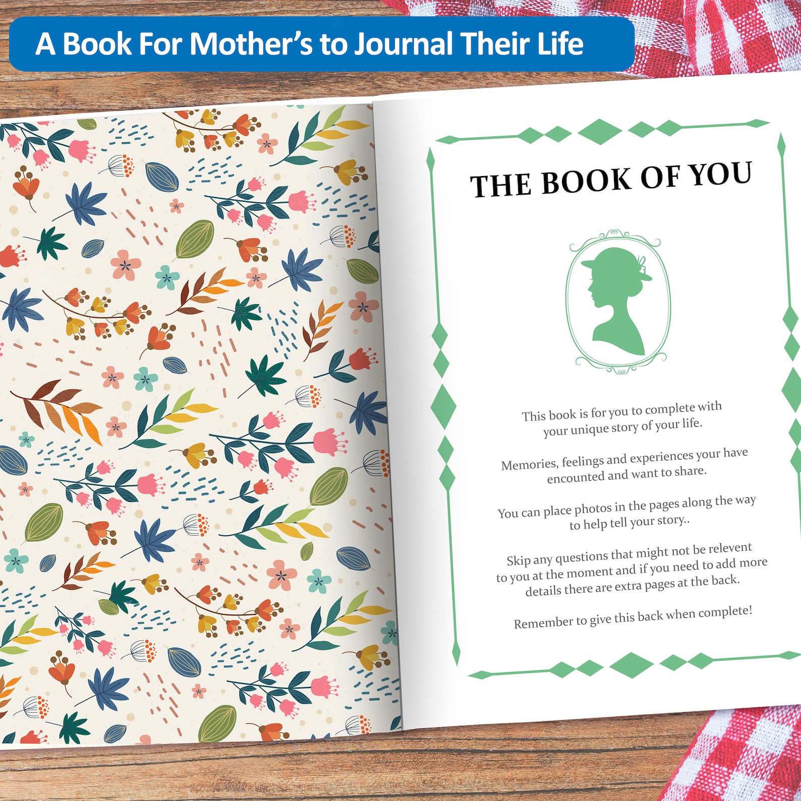 Personalized Book for Mom A Life Story Journal. Capture Your Etsy
