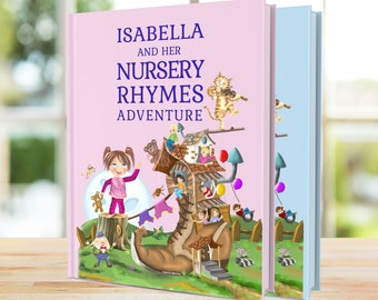 Personalised Nursery Rhymes Book: Baby Keepsake, Baptism Gift