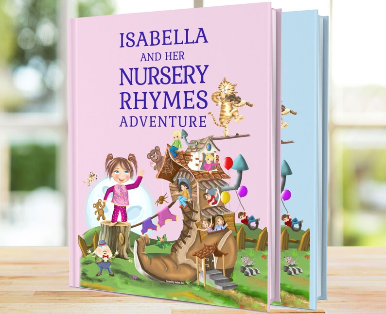Personalised Nursery Rhymes and Poems Keepsake Book for Baby Etsy UK