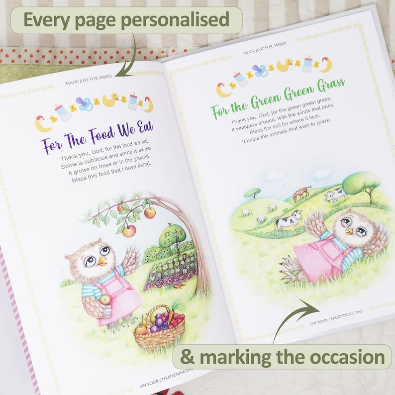 Christening Gift Book for Baby A Very Special Personalized Etsy