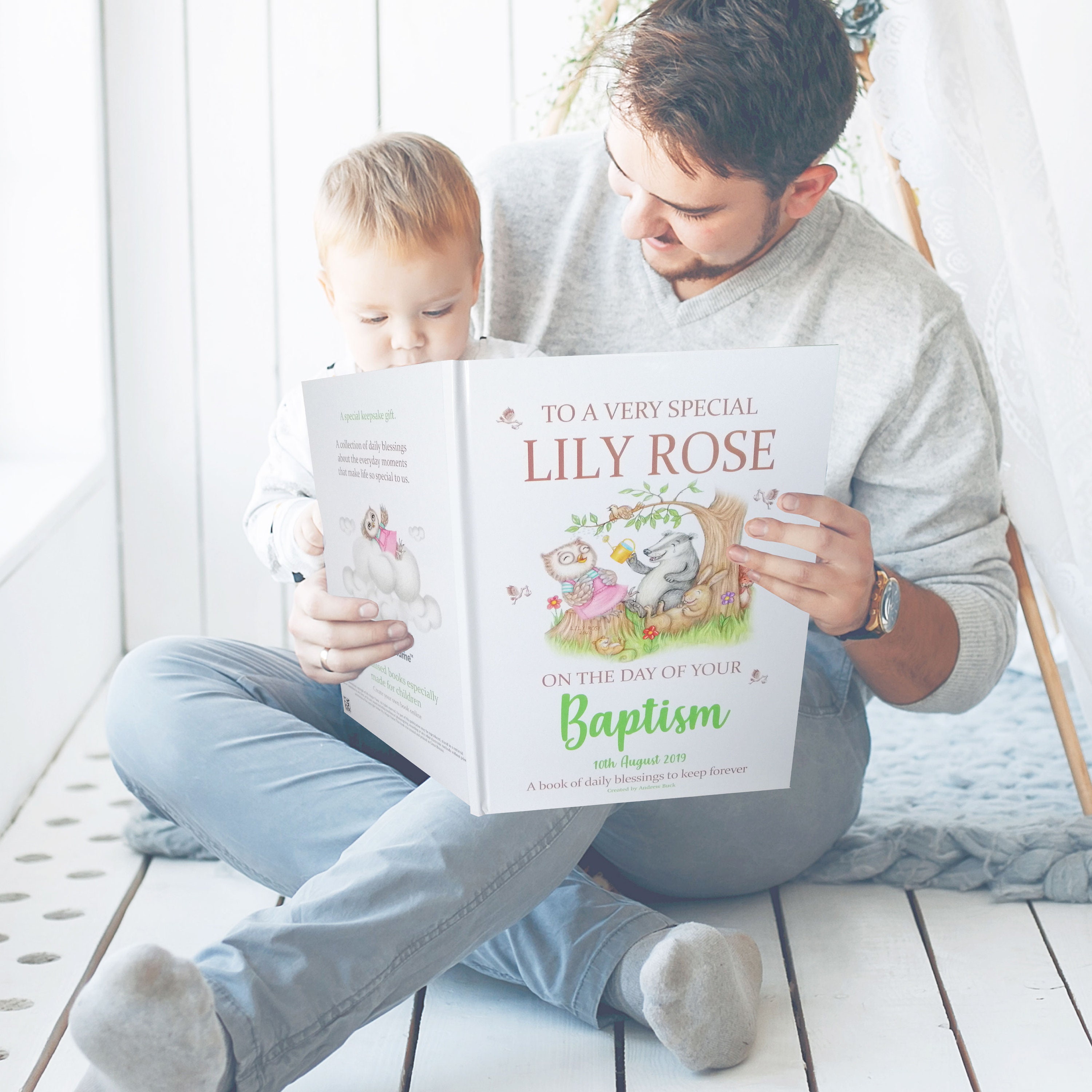 Baptism Gift Book for Baby A Very Special Personalized Book Etsy UK