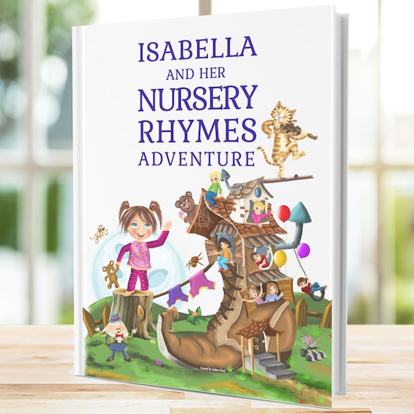 Personalised Book of Nursery Rhymes & Poems for Newborns and Toddlers