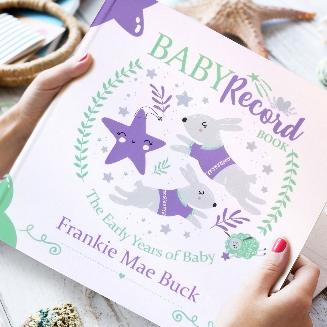 Personalized Baby Record Book for Mother and Baby A Special Etsy