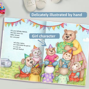 Personalised Happy Birthday Gift Book for Children Aged 1-8. Give Your ...